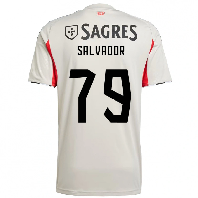 Danxen Men Marta Salvador #79 Off White Red Away Jersey 2025/26 T-Shirt