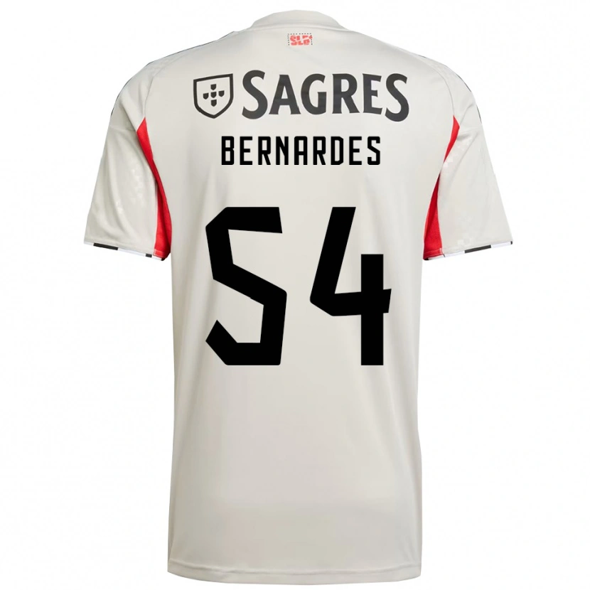 Danxen Men Francisco Neto #54 Off White Red Away Jersey 2025/26 T-Shirt