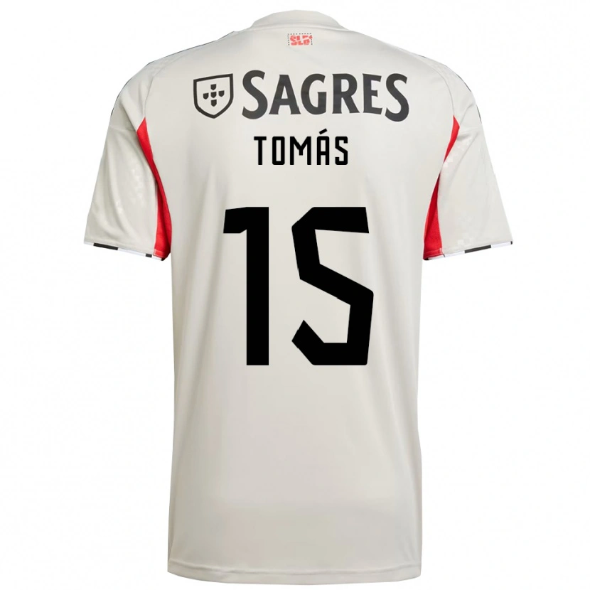 Danxen Men Tomás Ferreira #15 Off White Red Away Jersey 2025/26 T-Shirt