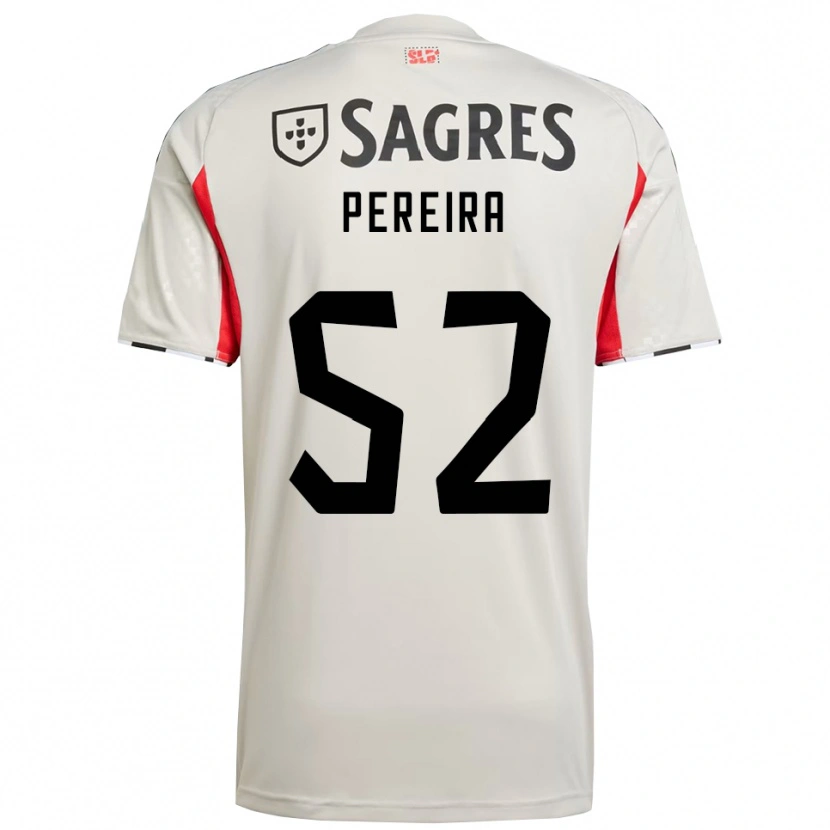 Danxen Men Henrique Pereira #52 Off White Red Away Jersey 2025/26 T-Shirt