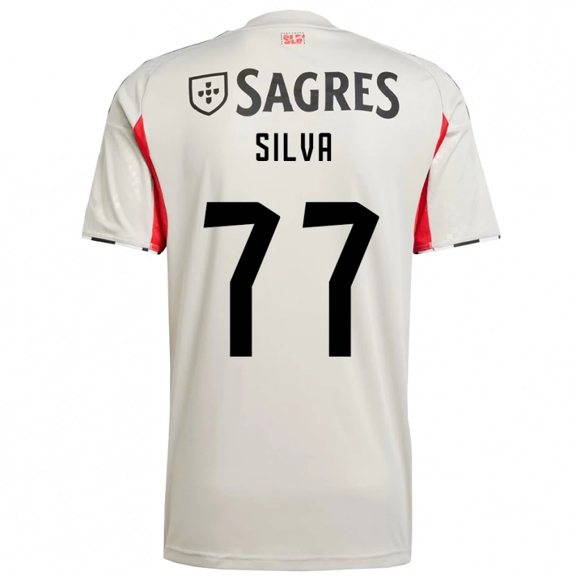 Danxen Men Jessica Silva #77 Off White Red Away Jersey 2025/26 T-Shirt