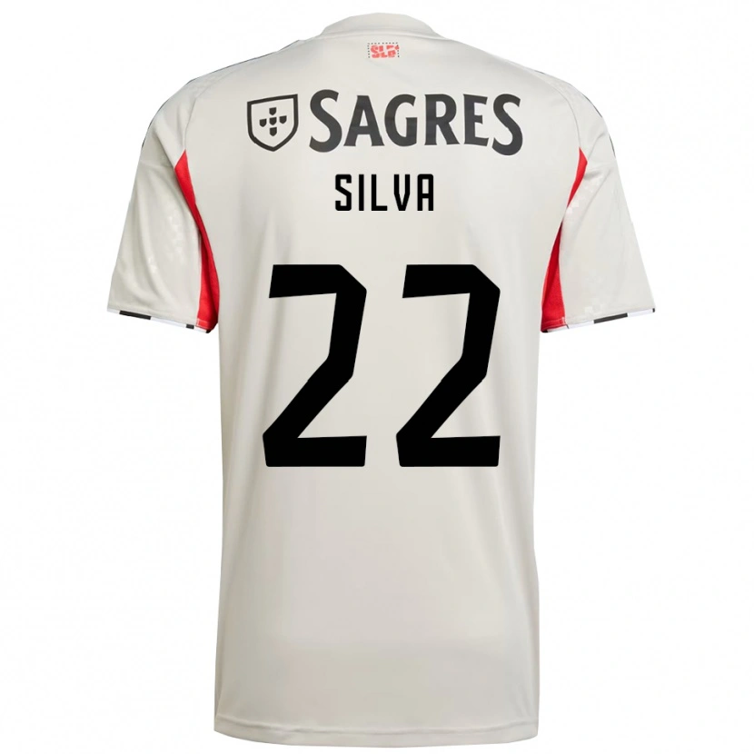 Danxen Men Amelia Silva #22 Off White Red Away Jersey 2025/26 T-Shirt