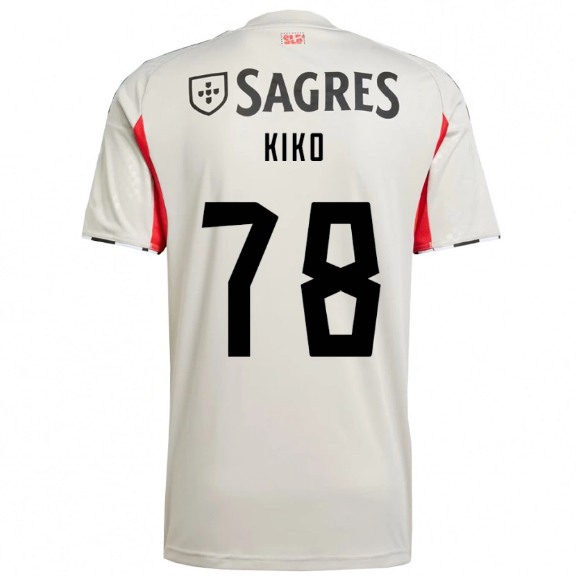 Danxen Men Kiko #78 Off White Red Away Jersey 2025/26 T-Shirt