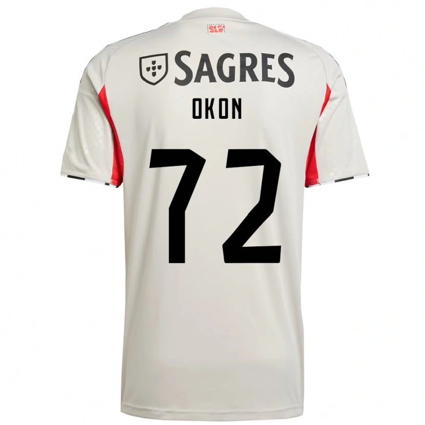 Danxen Men Paul Okon #72 Off White Red Away Jersey 2025/26 T-Shirt