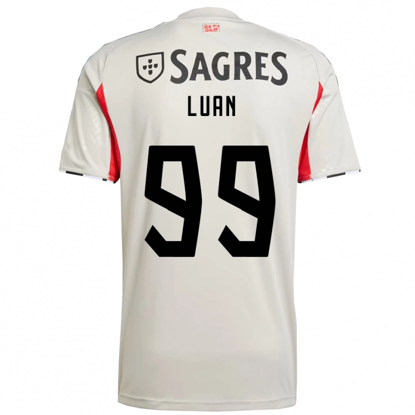 Danxen Men Luan #99 Off White Red Away Jersey 2025/26 T-Shirt