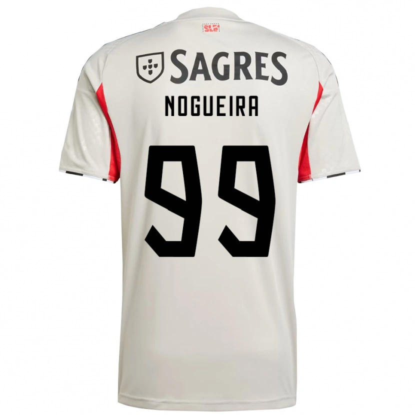 Danxen Men Beatriz Nogueira #99 Off White Red Away Jersey 2025/26 T-Shirt