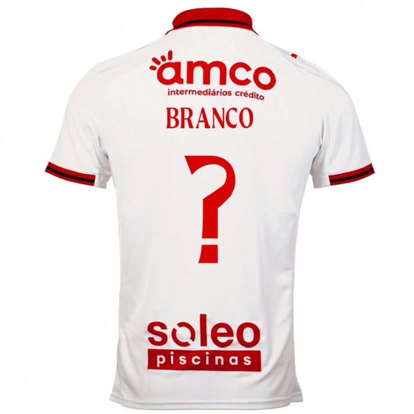 Danxen Men António Branco #0 White Red Away Jersey 2025/26 T-Shirt