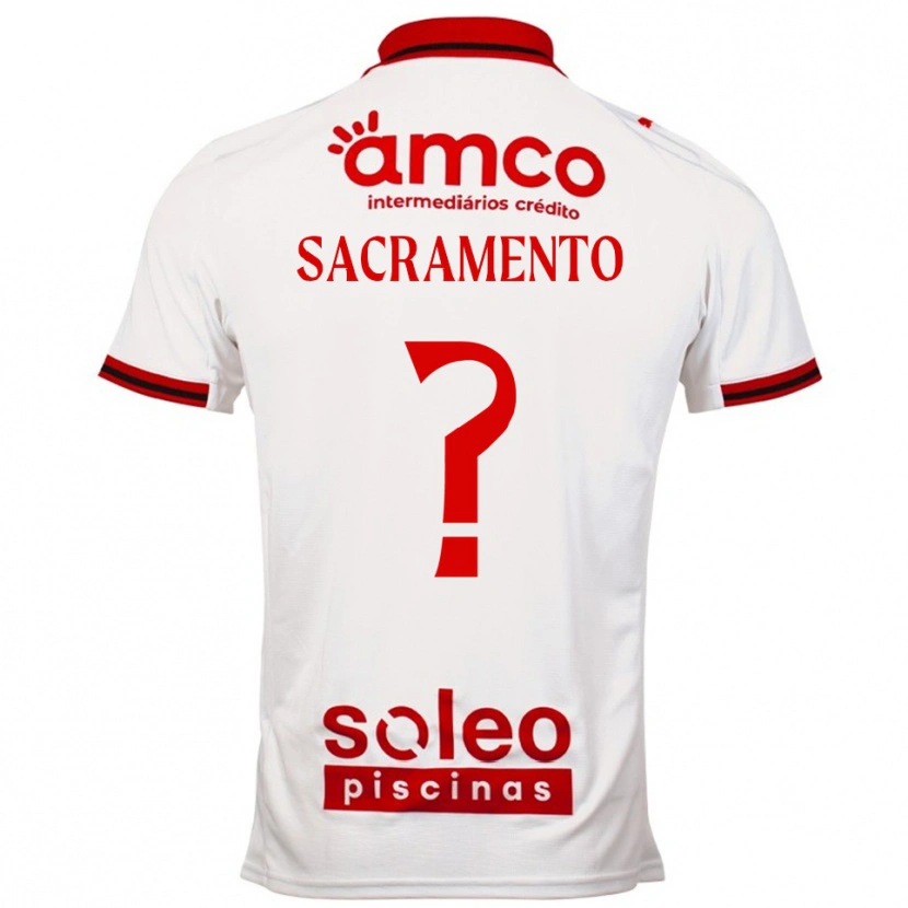 Danxen Men Medgilson Sacramento #0 White Red Away Jersey 2025/26 T-Shirt