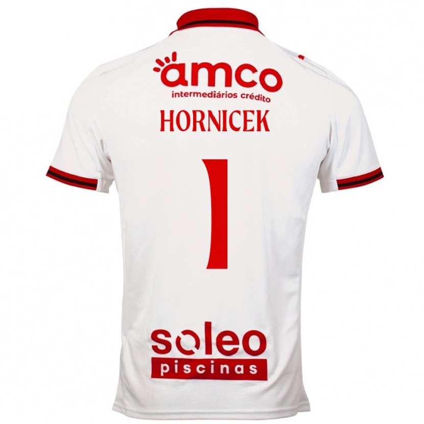 Danxen Men Lukas Hornicek #1 White Red Away Jersey 2025/26 T-Shirt