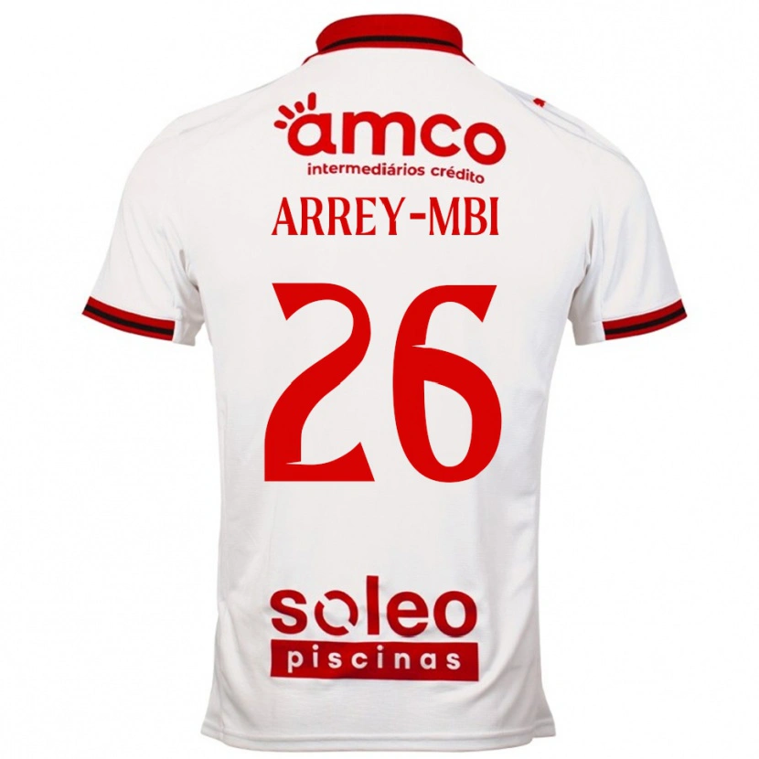 Danxen Men Bright Arrey-Mbi #26 White Red Away Jersey 2025/26 T-Shirt