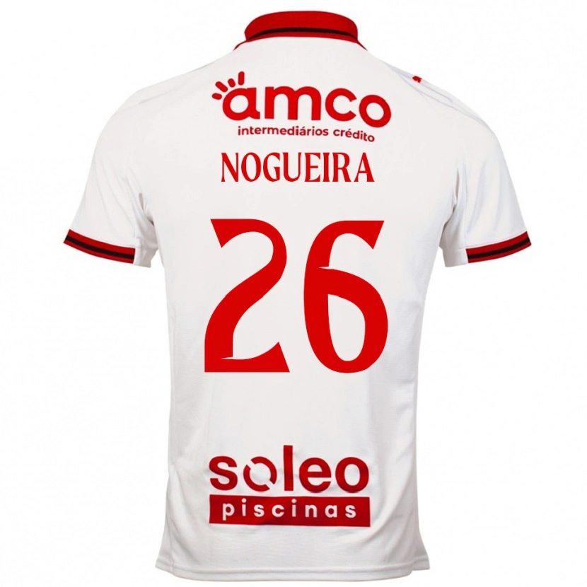 Danxen Men Ana Nogueira #26 White Red Away Jersey 2025/26 T-Shirt