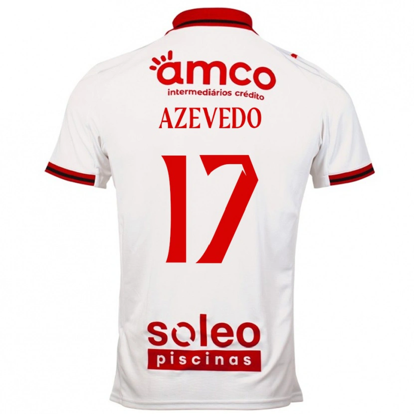 Danxen Men Mariana Azevedo #17 White Red Away Jersey 2025/26 T-Shirt