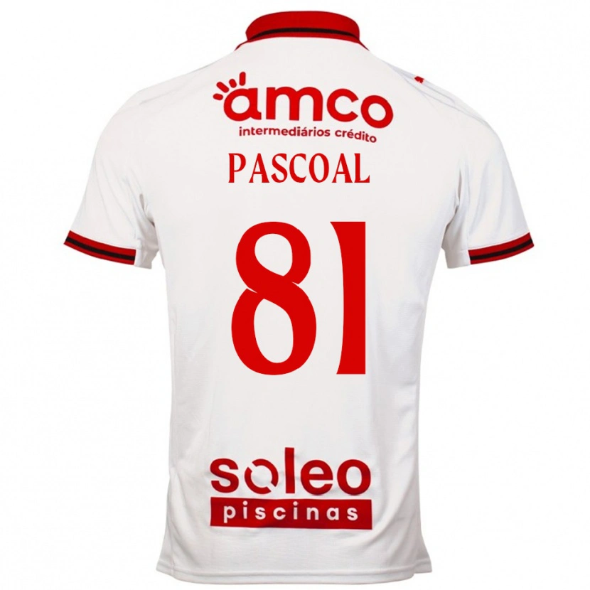 Danxen Men Fodé Pascoal #81 White Red Away Jersey 2025/26 T-Shirt