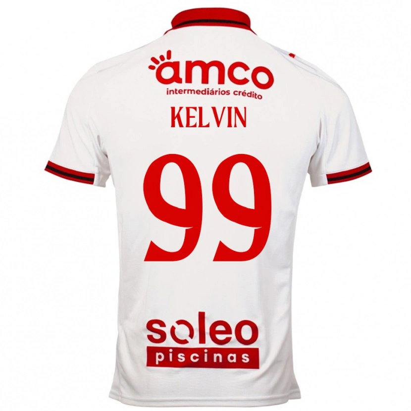 Danxen Men Kauan Kelvin #99 White Red Away Jersey 2025/26 T-Shirt