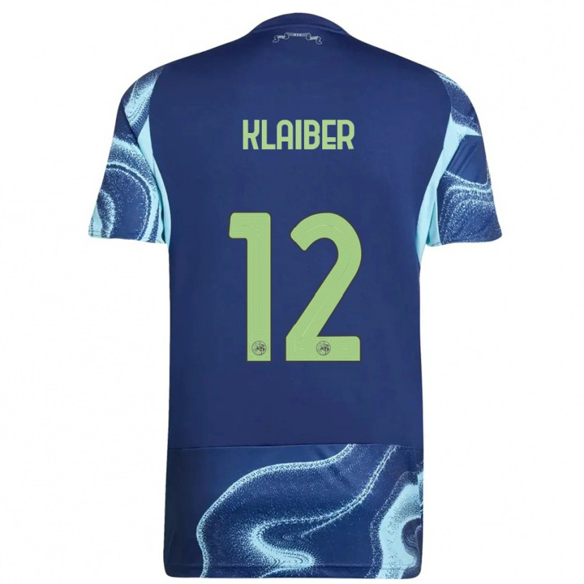 Danxen Men Sean Klaiber #12 Navy Sky Blue Away Jersey 2025/26 T-Shirt