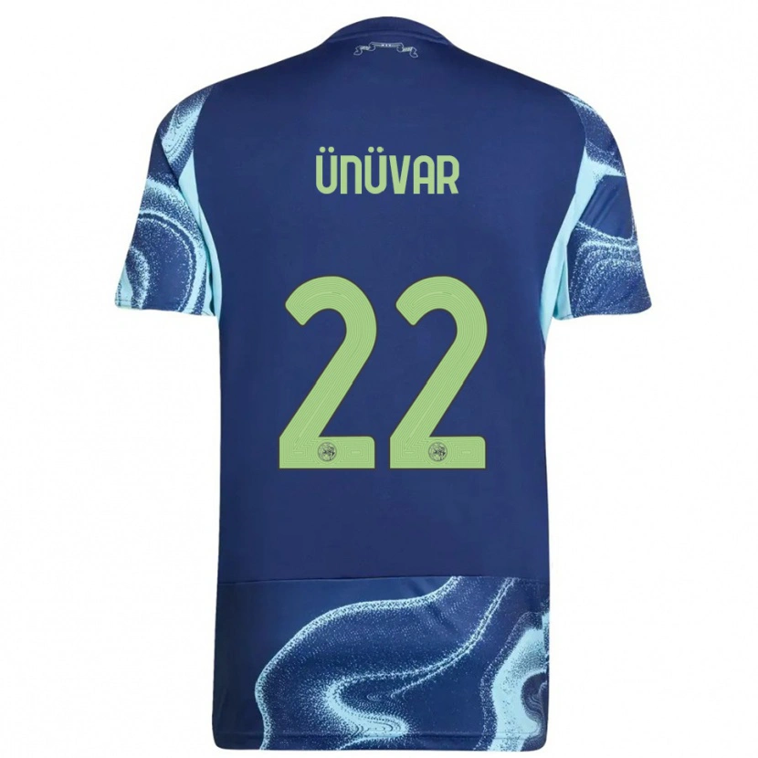 Danxen Men Emre Ünüvar #22 Navy Sky Blue Away Jersey 2025/26 T-Shirt