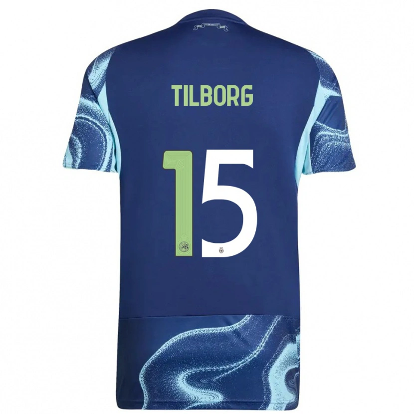 Danxen Men Sesynijo Tilborg #15 Navy Sky Blue Away Jersey 2025/26 T-Shirt