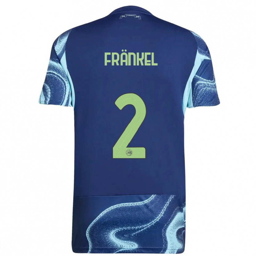 Danxen Men Leroy Fränkel #2 Navy Sky Blue Away Jersey 2025/26 T-Shirt