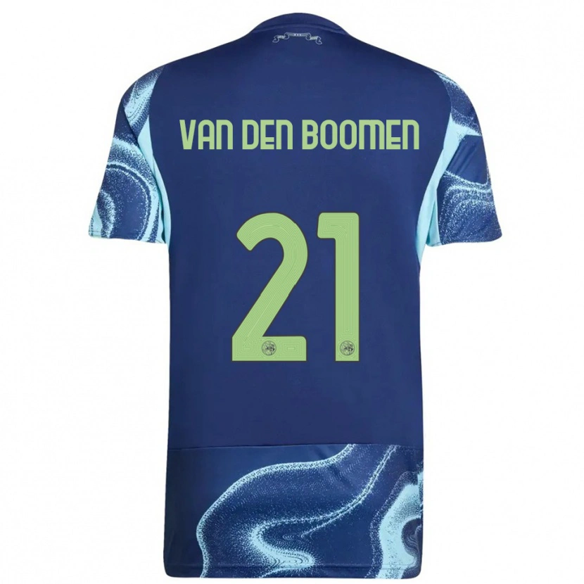 Danxen Men Branco Van Den Boomen #21 Navy Sky Blue Away Jersey 2025/26 T-Shirt