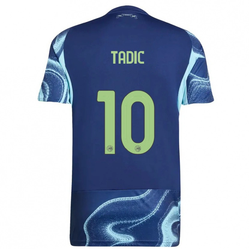 Danxen Men Dusan Tadic #10 Navy Sky Blue Away Jersey 2025/26 T-Shirt