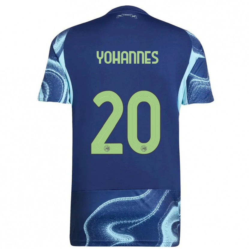 Danxen Men Lily Yohannes #20 Navy Sky Blue Away Jersey 2025/26 T-Shirt