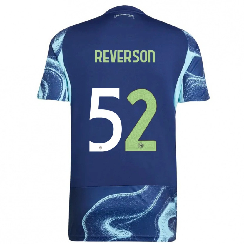 Danxen Men Paul Reverson #52 Navy Sky Blue Away Jersey 2025/26 T-Shirt
