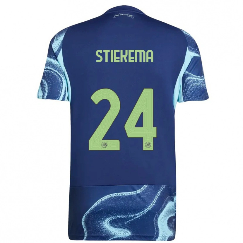 Danxen Men Iris Stiekema #24 Navy Sky Blue Away Jersey 2025/26 T-Shirt