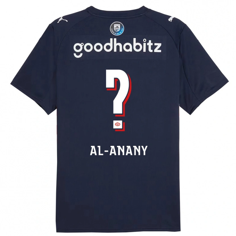 Danxen Men Yousif Al-Anany #0 Navy White Away Jersey 2025/26 T-Shirt