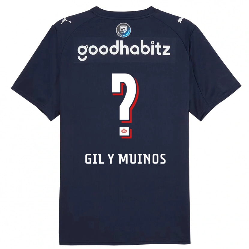 Danxen Men Yael Gil Y Muinos #0 Navy White Away Jersey 2025/26 T-Shirt