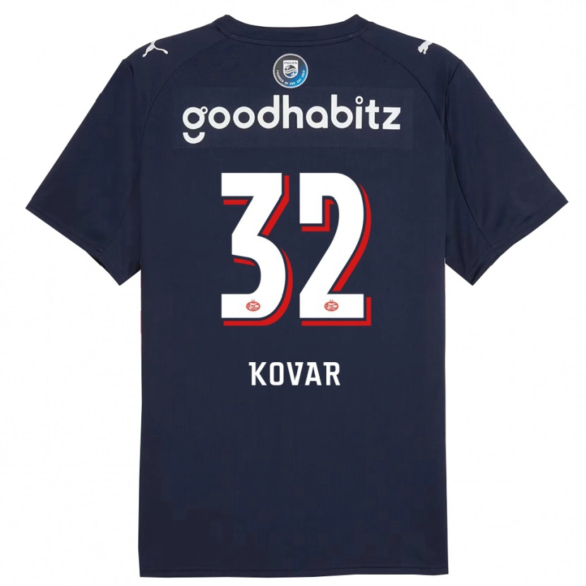 Danxen Men Matej Kovar #32 Navy White Away Jersey 2025/26 T-Shirt