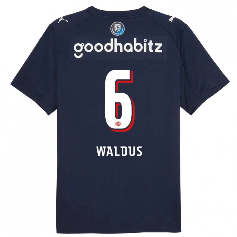 Danxen Men Maruschka Waldus #6 Navy White Away Jersey 2025/26 T-Shirt