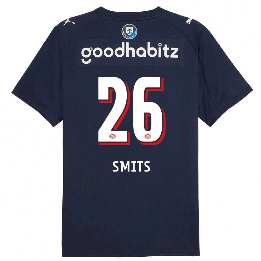 Danxen Men Eef Smits #26 Navy White Away Jersey 2025/26 T-Shirt