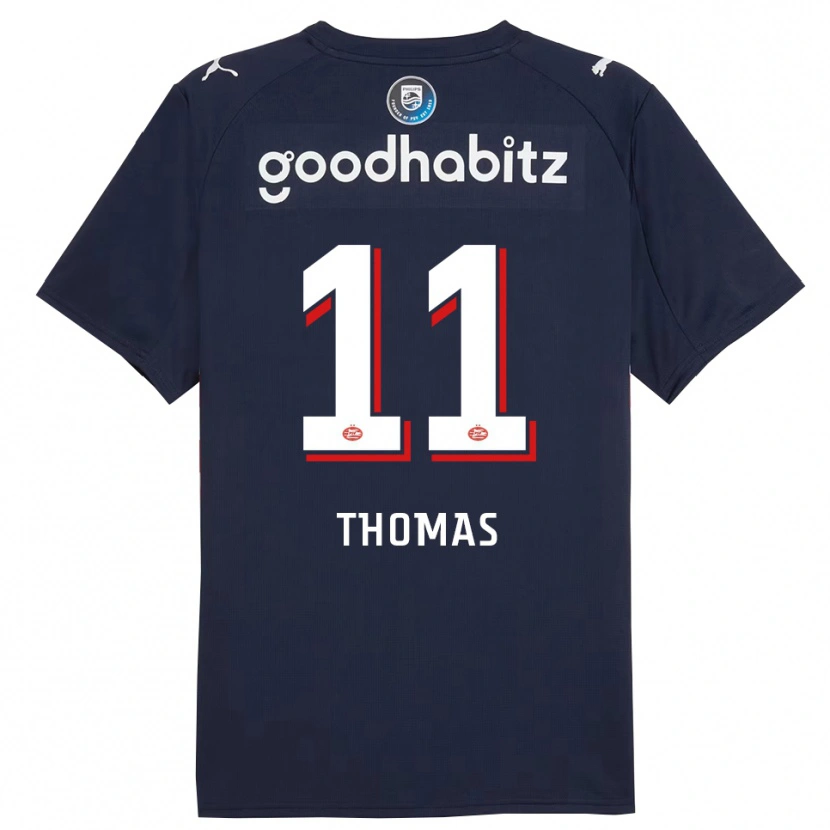 Danxen Men Ayodele Thomas #11 Navy White Away Jersey 2025/26 T-Shirt