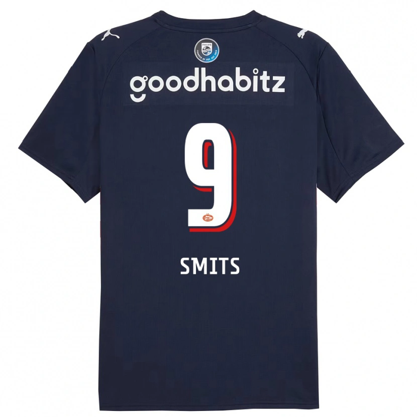 Danxen Men Joëlle Smits #9 Navy White Away Jersey 2025/26 T-Shirt