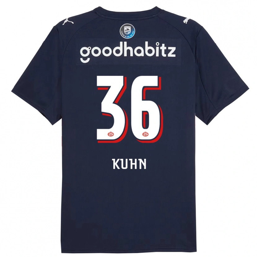 Danxen Men Wessel Kuhn #36 Navy White Away Jersey 2025/26 T-Shirt