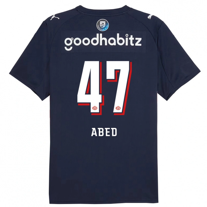 Danxen Men Tai Abed #47 Navy White Away Jersey 2025/26 T-Shirt