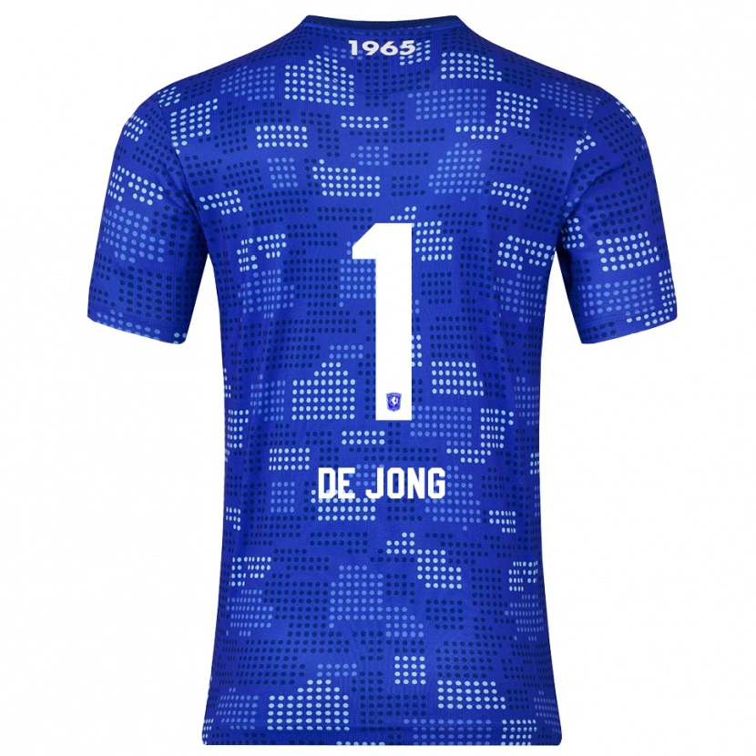 Danxen Men Danielle De Jong #1 Blue Sky Blue Away Jersey 2025/26 T-Shirt