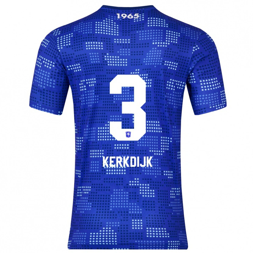 Danxen Men Danique Kerkdijk #3 Blue Sky Blue Away Jersey 2025/26 T-Shirt