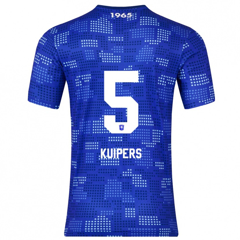 Danxen Men Bas Kuipers #5 Blue Sky Blue Away Jersey 2025/26 T-Shirt