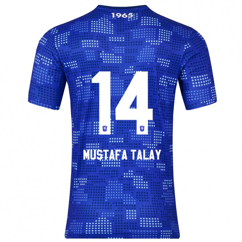 Danxen Men Kaan Mustafa Talay #14 Blue Sky Blue Away Jersey 2025/26 T-Shirt