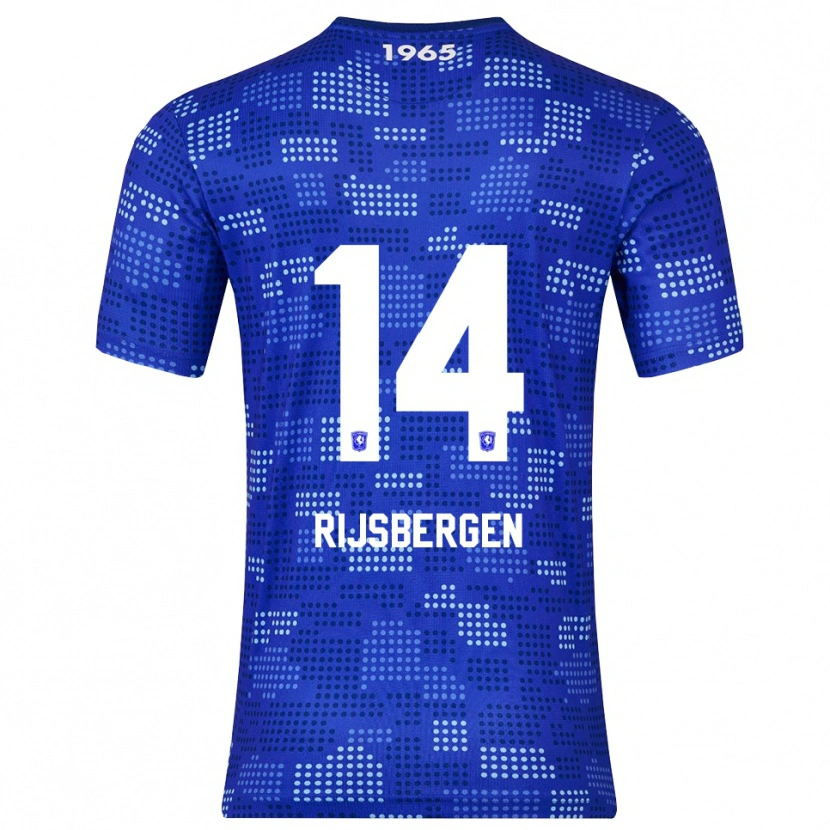 Danxen Men Liz Rijsbergen #14 Blue Sky Blue Away Jersey 2025/26 T-Shirt