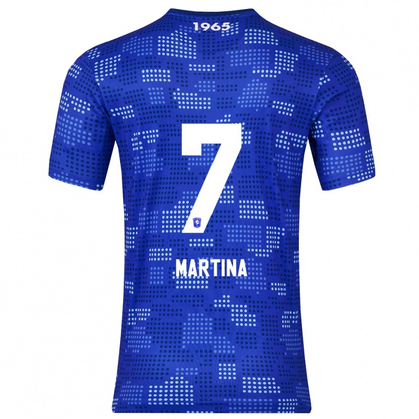Danxen Men Shi-Jon Martina #7 Blue Sky Blue Away Jersey 2025/26 T-Shirt