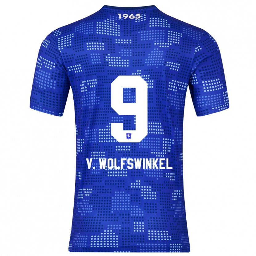 Danxen Men Ricky Van Wolfswinkel #9 Blue Sky Blue Away Jersey 2025/26 T-Shirt