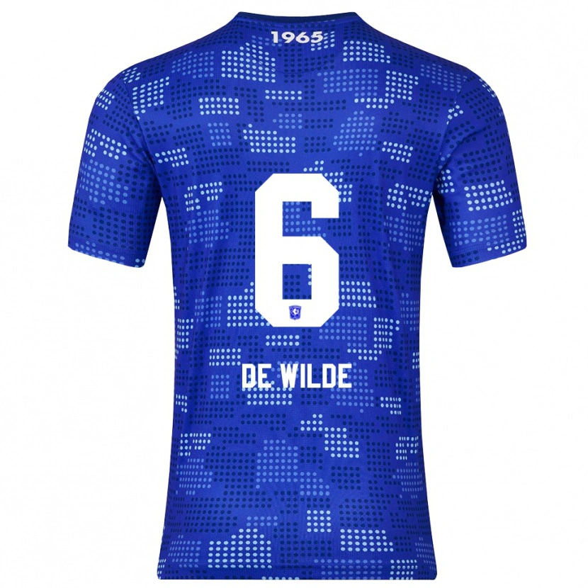 Danxen Men Morris De Wilde #6 Blue Sky Blue Away Jersey 2025/26 T-Shirt