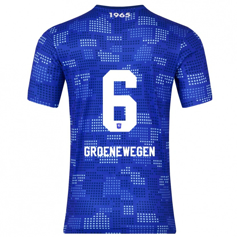 Danxen Men Lynn Groenewegen #6 Blue Sky Blue Away Jersey 2025/26 T-Shirt