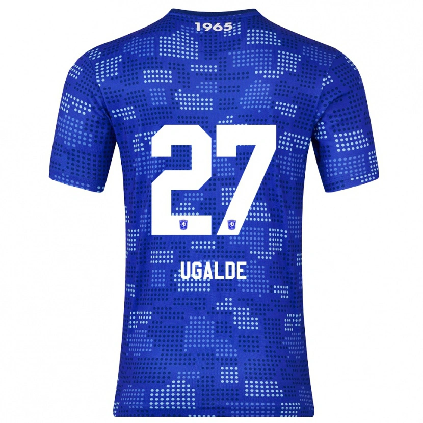 Danxen Men Manfred Ugalde #27 Blue Sky Blue Away Jersey 2025/26 T-Shirt