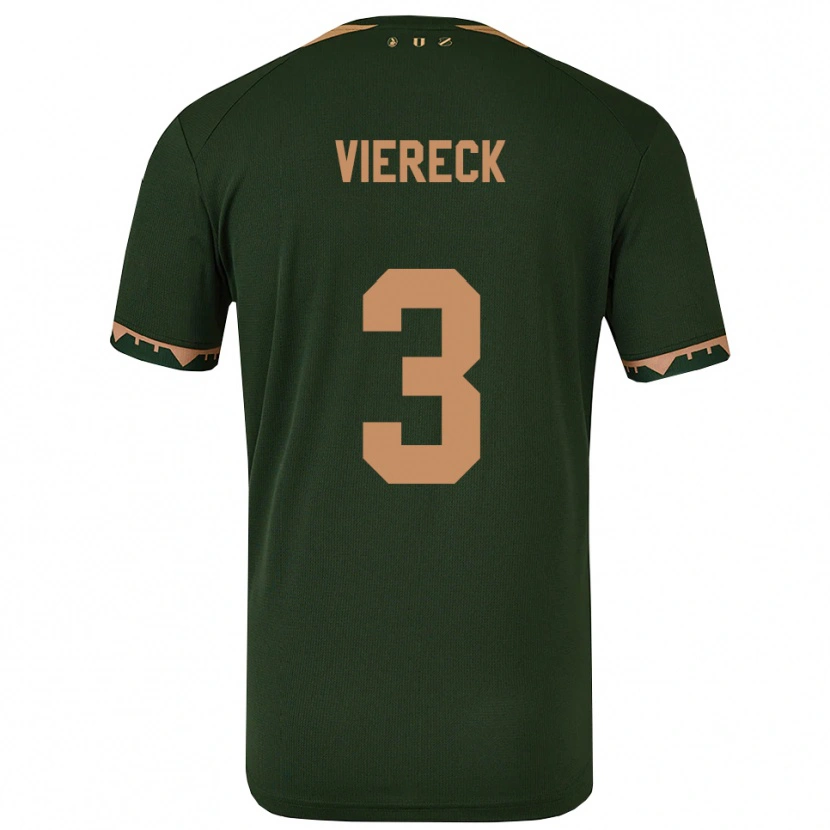 Danxen Men Neal Viereck #3 Green Gold Away Jersey 2025/26 T-Shirt