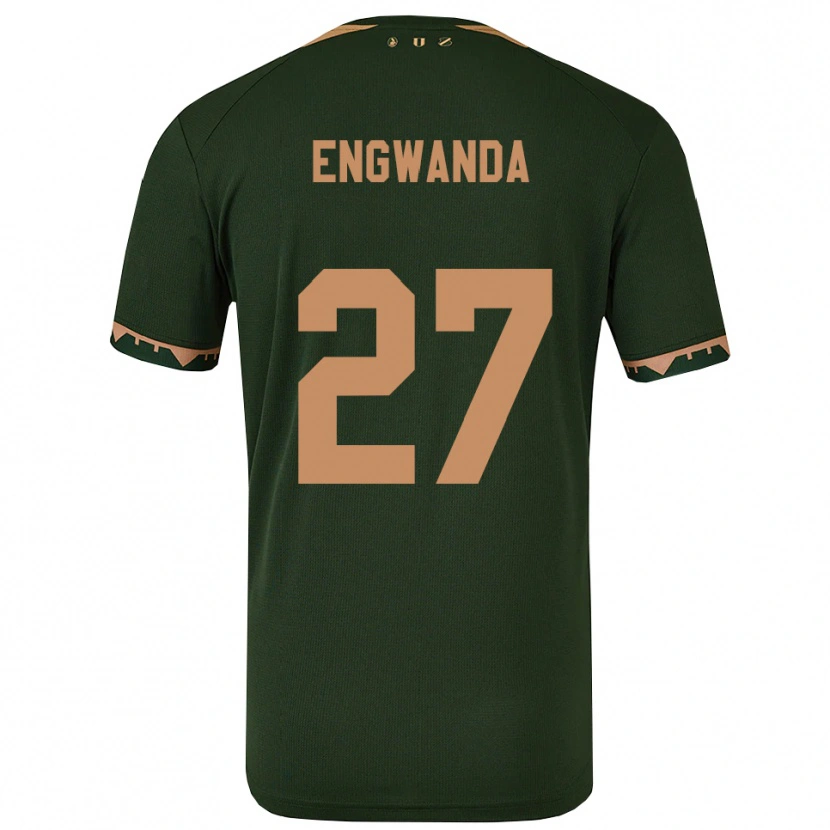Danxen Men Alonzo Engwanda #27 Green Gold Away Jersey 2025/26 T-Shirt