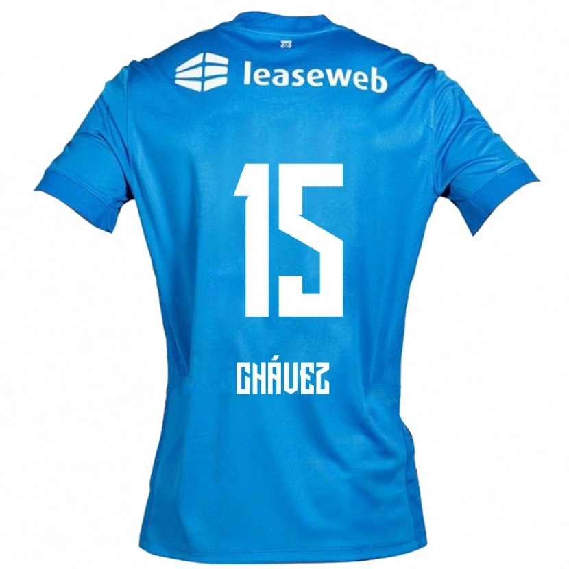 Danxen Men Mateo Chávez #15 Blue White Away Jersey 2025/26 T-Shirt