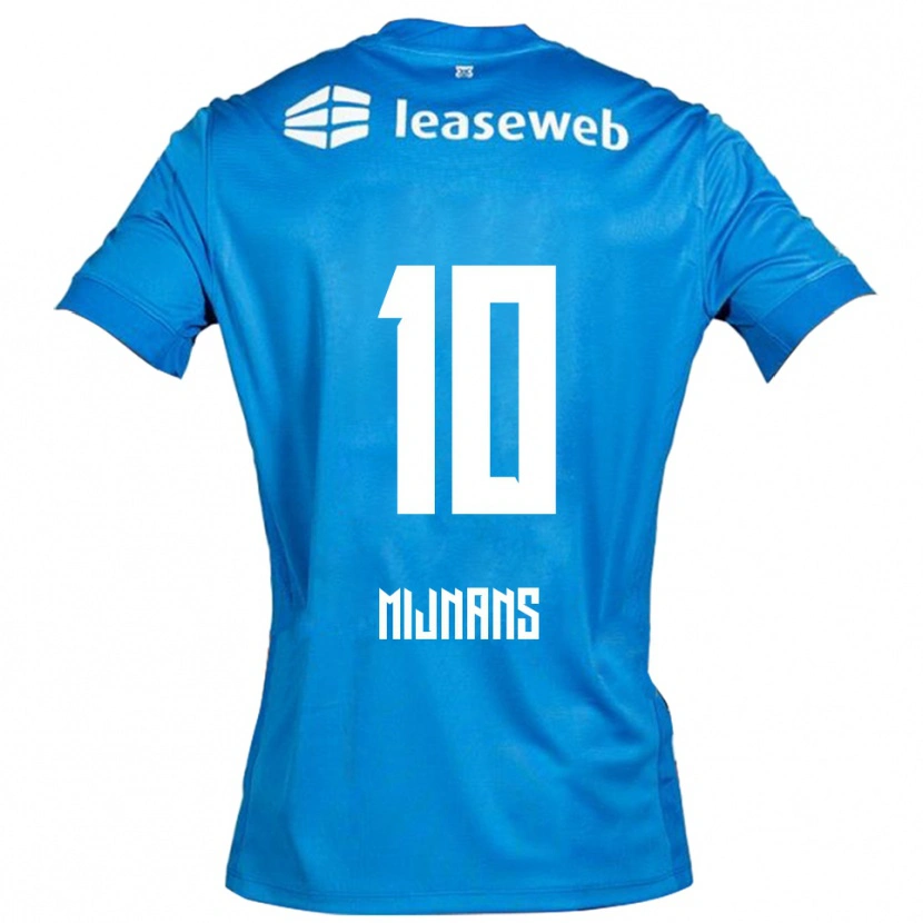 Danxen Men Sven Mijnans #10 Blue White Away Jersey 2025/26 T-Shirt